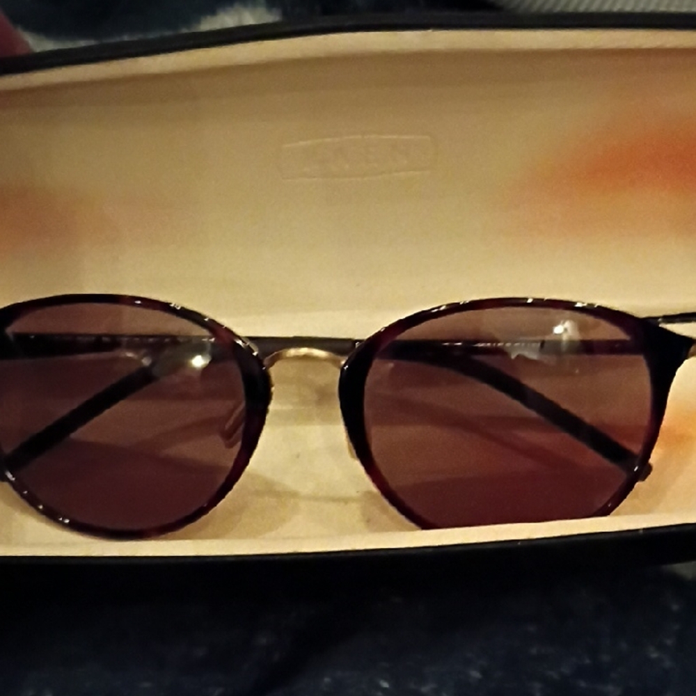 Men's Brown Round Sunglasses – Classic Polarized Lenses